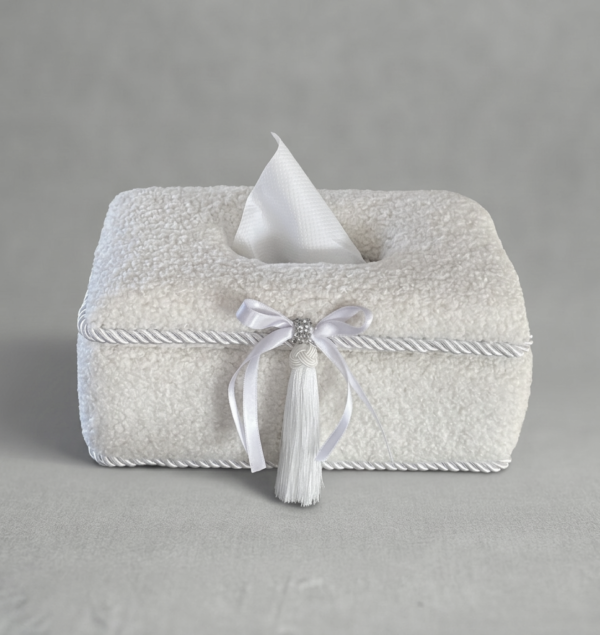 Teddy Ecru servetėlių dėžutė