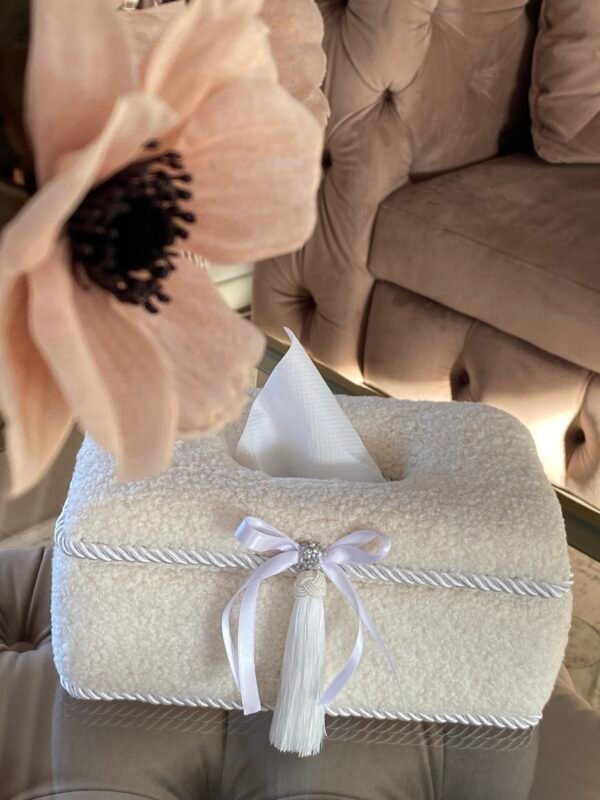 Teddy Ecru servetėlių dėžutė