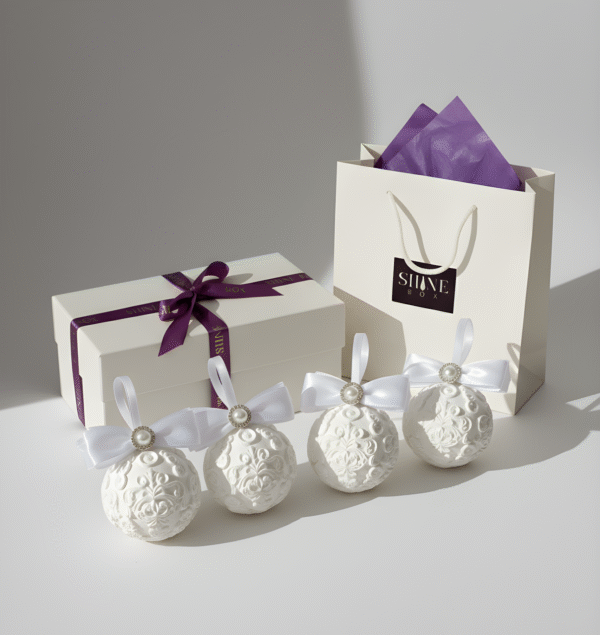 Eglutės žaisliukai rinkinys iš 4