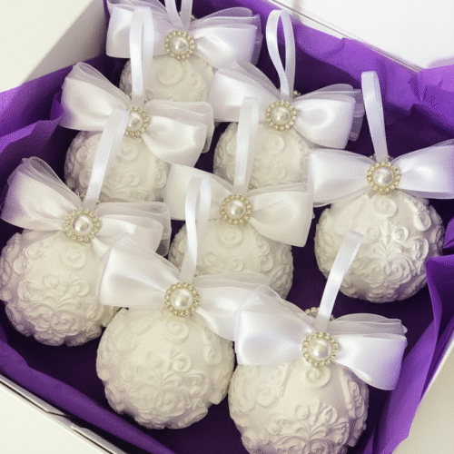 Eglutės žaisliukai rinkinys iš 8