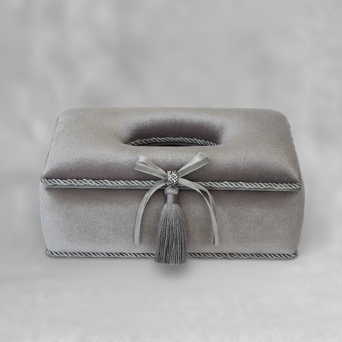 Pilka servetėlių dėžutė