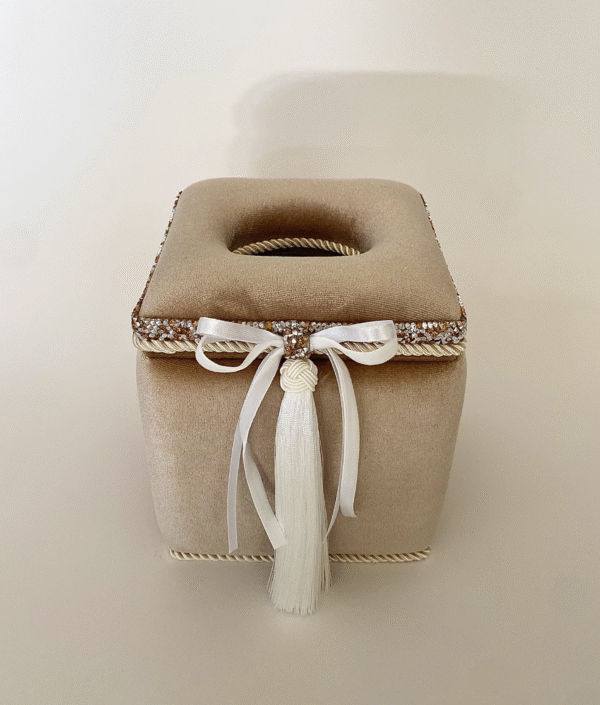 smėlinė servetėlių dėžutė