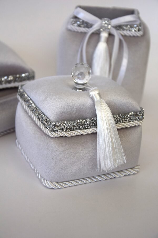 Pilkas 3 dalių rinkinys